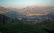 95 tramonto su Lecco e il Resegone...